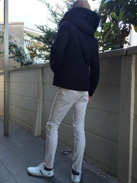 「ラッドミュージシャン」｜「アイテム（ブルゾン）」を使った、d.sさん（メンズ・180cm）の冬コーディネート