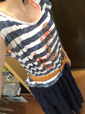 「mitis（ミティス）のアイテム」を使った、やしろさん（レディース・161cm）の夏コーディネート