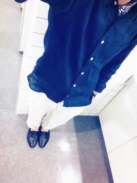 「Adam et Rope A・E・R（アダムエロペ）のアイテム（その他シューズ）」を使った、オオタさん（メンズ・174cm）の夏コーディネート