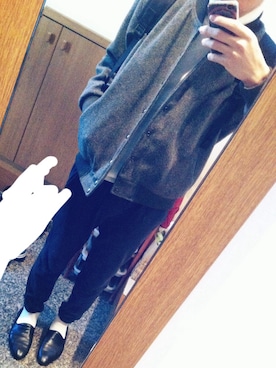 「Adam et Rope A・E・R（アダムエロペ）のアイテム（その他シューズ）」を使った、オオタさん（メンズ・174cm）の秋コーディネート