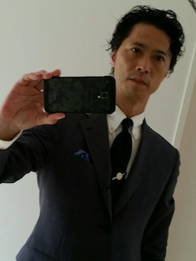 「アイテム（フォーマルスーツ/小物）」を使った、JPさん（メンズ・178cm・50代）の夏コーディネート