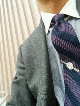 「アイテム（フォーマルスーツ/小物）」を使った、JPさん（メンズ・178cm・50代）の夏コーディネート