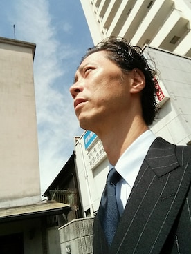「アイテム（フォーマルスーツ/小物）」を使った、JPさん（メンズ・178cm・50代）の秋コーディネート