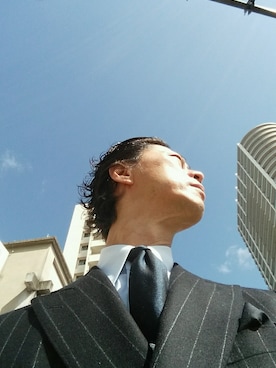 「アイテム（フォーマルスーツ/小物）」を使った、JPさん（メンズ・178cm・50代）の秋コーディネート