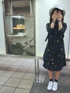 「アイテム（シャツワンピース）」を使った、Ringさん（レディース・154cm・20代）の春コーディネート