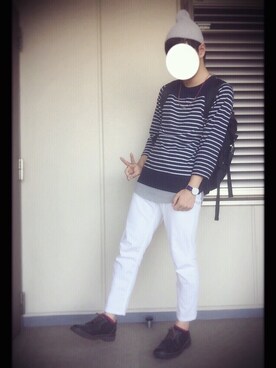 「LE JUN（ルジュン）のアイテム（帽子）」を使った、おかしさん（メンズ・168cm）の夏コーディネート