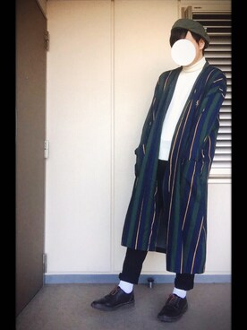 「TOMMY HILFIGER（トミーヒルフィガー）のアイテム（その他アウター）」を使った、おかしさん（メンズ・168cm）の秋コーディネート