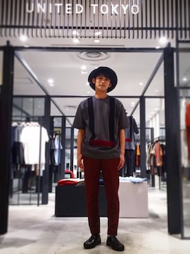 石田優気さん（メンズ・173cm）の夏コーディネート