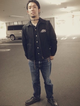 「アイテム（キーホルダー）」を使った、CFCREW23さん（メンズ・179cm）の秋コーディネート