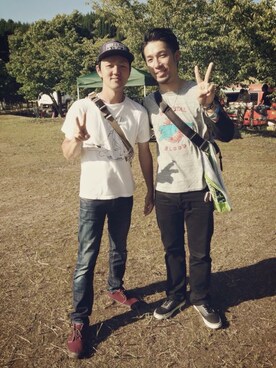 「Softmachine（ソフトマシーン）のアイテム（トップス）」を使った、CFCREW23さん（メンズ・179cm）の秋コーディネート