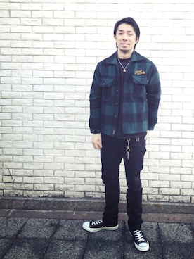 「CLUCT（クラクト）のアイテム（ジャケット/アウター）」を使った、CFCREW23さん（メンズ・179cm）の冬コーディネート