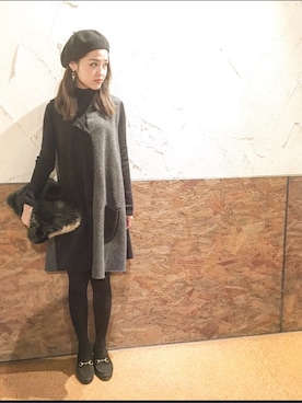 「MOGA（モガ）のアイテム」を使った、chizuru.さん（レディース・156cm）の秋コーディネート