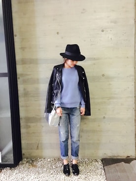 「BIANCA EPOCA（ビアンカエポカ）のアイテム」を使った、chizuru.さん（レディース・156cm）の冬コーディネート