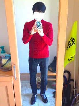 「SHIPS」｜ますさん（メンズ・177cm）の冬コーディネート