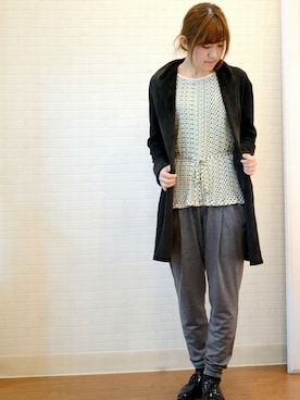 「GRAY MAGIC（グレイマジック）のアイテム」を使った、グレイマジックさん（レディース・163cm）の秋コーディネート