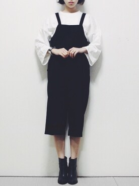 「ohotoro」｜「アイテム（ブーツ）」を使った、ohotoroさん（レディース・164cm）の春コーディネート