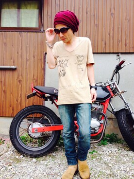 黒烏龍さん（メンズ・161cm）の夏コーディネート