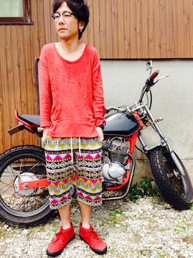 黒烏龍さん（メンズ・161cm）の夏コーディネート