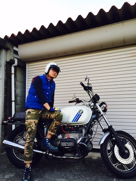 「UNITED ARROWS（ユナイテッドアローズ）のアイテム（ダウンベスト）」を使った、dickheadさん（メンズ・172cm）の秋コーディネート