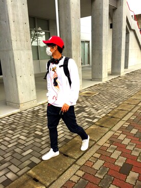 「beats. by dr.dre（ビーツバイドクタードレ）のアイテム（その他）」を使った、machakiさん（メンズ・176cm）の秋コーディネート