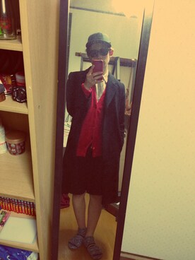 ガーリーましばさん（メンズ・173cm）の冬コーディネート