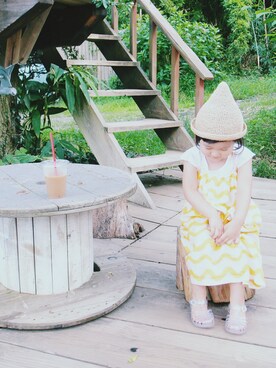 𝑀𝐼𝑁さん（キッズ・90cm）の夏コーディネート