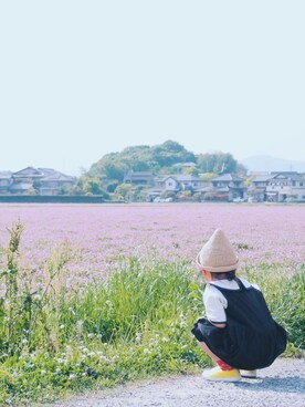 𝑀𝐼𝑁さん（キッズ・100cm）の春コーディネート