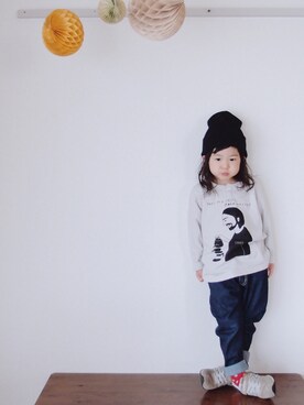 𝑀𝐼𝑁さん（キッズ・100cm）の春コーディネート