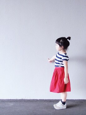 𝑀𝐼𝑁さん（キッズ・100cm）の秋コーディネート