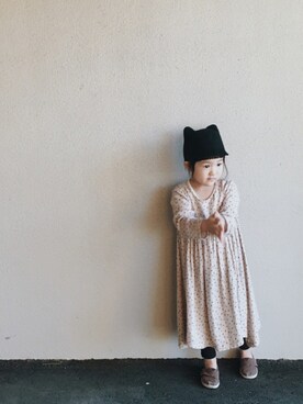 𝑀𝐼𝑁さん（キッズ・100cm）の秋コーディネート