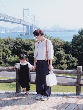 𝑀𝐼𝑁さん（キッズ・100cm）の秋コーディネート