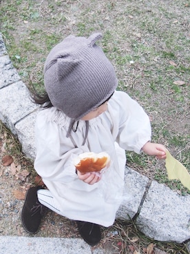 𝑀𝐼𝑁さん（キッズ・100cm）の秋コーディネート