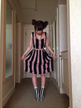 浜田翔子さん（レディース・157cm）の春コーディネート