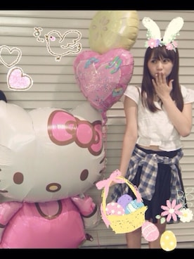 浜田翔子さん（レディース・157cm）の春コーディネート