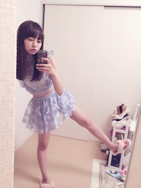 浜田翔子さん（レディース・157cm）の春コーディネート