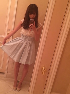 浜田翔子さん(レディース・157cm)の夏コーディネート