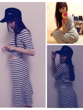 浜田翔子さん（レディース・157cm）の秋コーディネート