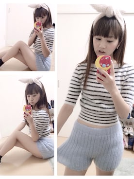 浜田翔子さん（レディース・157cm）の秋コーディネート