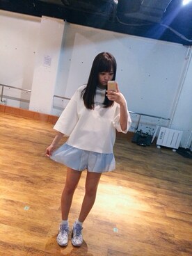 「aliceMcCALL（アリスマッコール）のアイテム」を使った、浜田翔子さん（レディース・157cm）の夏コーディネート