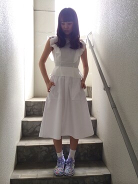 浜田翔子さん（レディース・157cm）の夏コーディネート