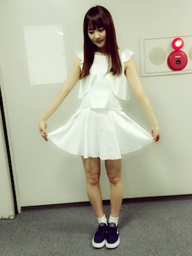 浜田翔子さん（レディース・157cm）の夏コーディネート