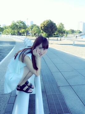 浜田翔子さん（レディース・157cm）の秋コーディネート