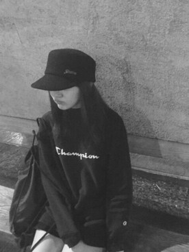 浜田翔子さん（レディース・157cm）の秋コーディネート