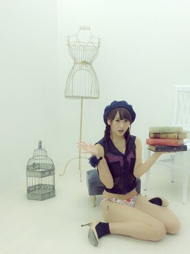 「水着コーデ」｜浜田翔子さん（レディース・157cm）の秋コーディネート