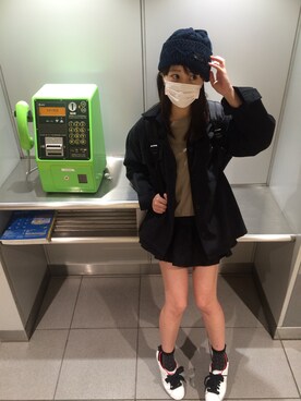 「スナイデル」｜「アイテム（財布/小物）」を使った、浜田翔子さん（レディース・157cm）の秋コーディネート