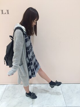 浜田翔子さん（レディース・157cm）の秋コーディネート