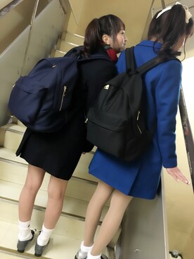 浜田翔子さん（レディース・157cm）の冬コーディネート