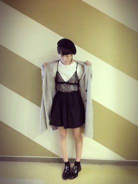 浜田翔子さん（レディース・157cm）の秋コーディネート