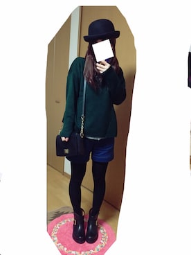 「ancheri（アンシェリ）のアイテム」を使った、tmmさん（レディース・156cm）の冬コーディネート