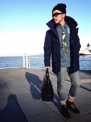 AVIREX（アヴィレックス）の「5185AVX ジャーマンパイロット/ ベルクロ